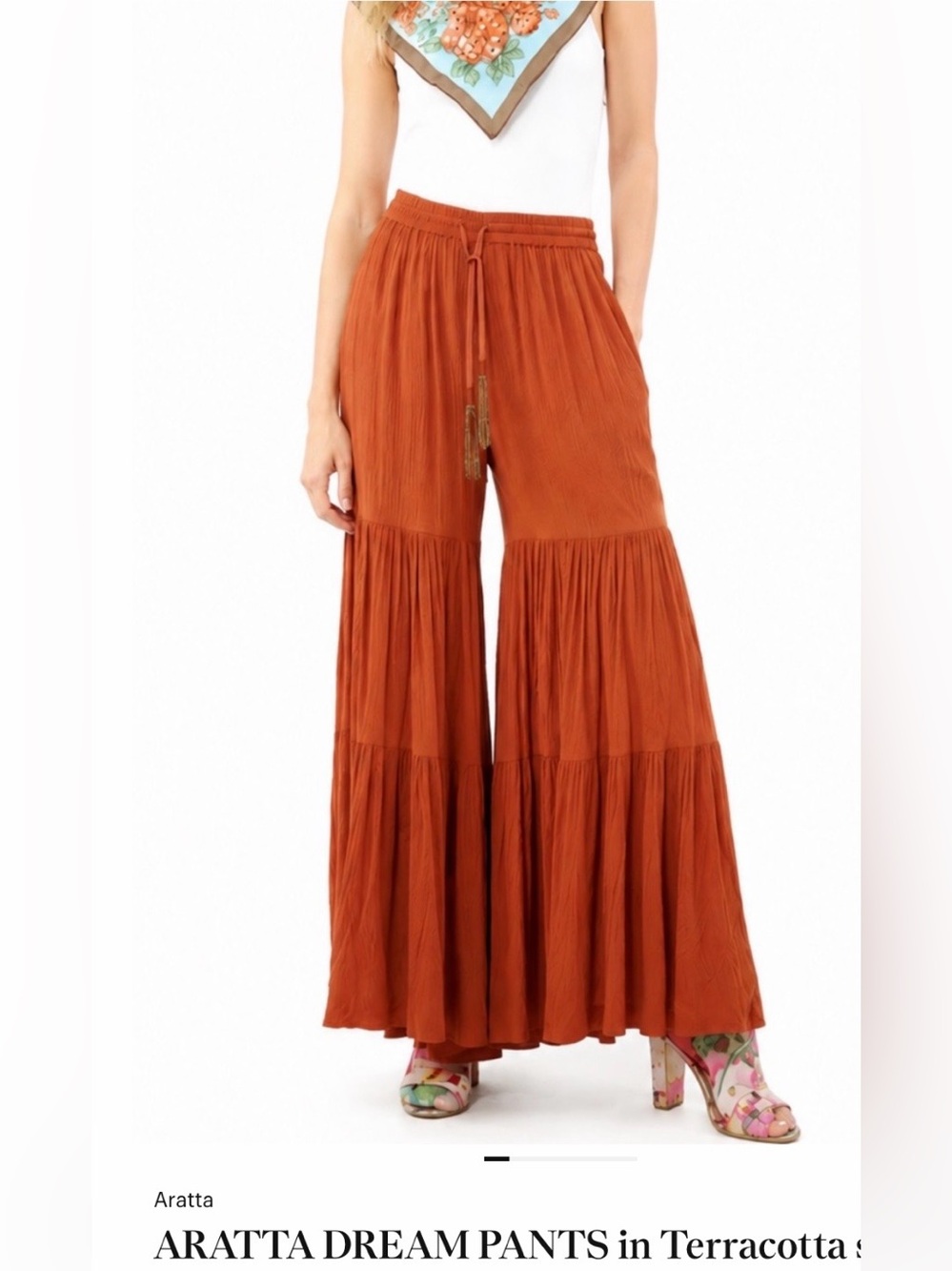 NWT Aratta DREAM pants in Terracotta, L